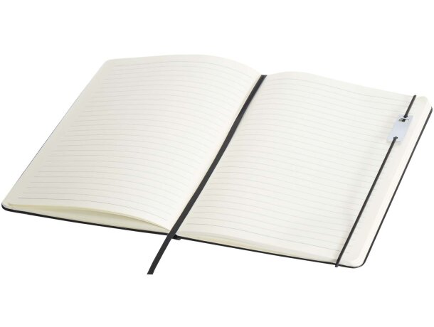 Set libreta A5 y rollerball Legato Elegance certificado RCS Negro intenso/negro intenso detalle 20