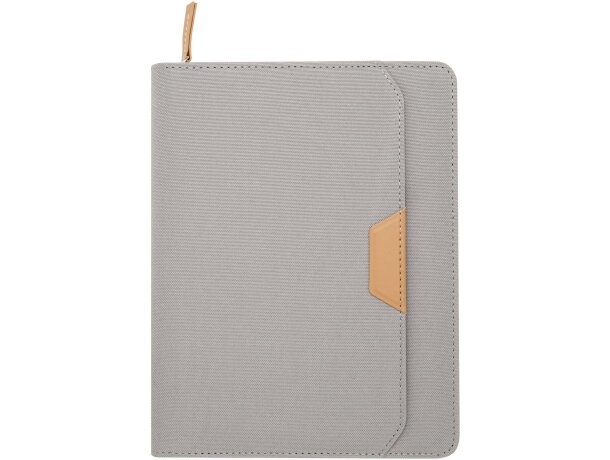 Portafolios A5 Nomumi de plástico PET reciclado y papel FSC Gris detalle 7