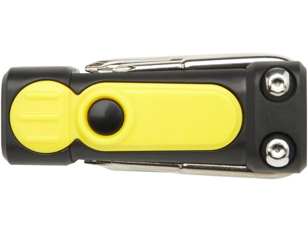 Destornillador reciclado 8 en 1 con linterna integrada Octo Amarillo detalle 7