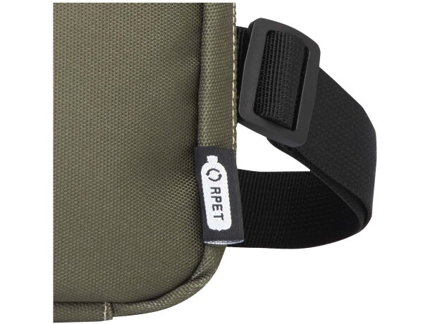 Neceser modular de poliéster reciclado certificado GRS Roam Verde detalle 8