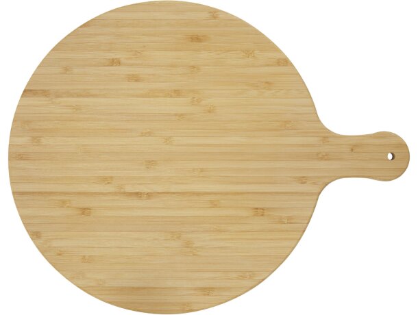 Tabla de cortar Delys en bambú con mango ergonómico Natural detalle 2