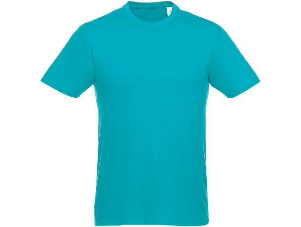 Camiseta de manga corta para hombre Heros Azul aqua detalle 72