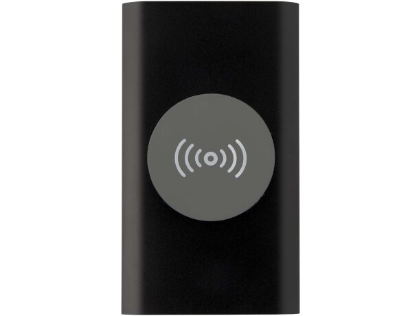 Batería externa inalámbrica Juice aluminio reciclado 4000 mAh Negro intenso detalle 2