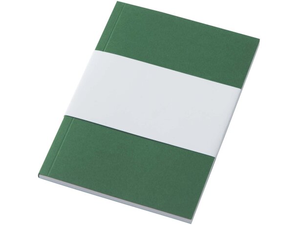 Libreta A6 tapa blanda Novella Austen papel FSC Verde detalle 30