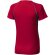 Camiseta técnica Quebec de manga corta blanca detalles de color de mujer Rojo/antracita detalle 3