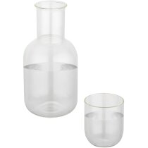 Set jarra y taza cristal borosilicato Amelie