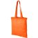 Bolsa Tote de Algodón "madras" personalizada naranja