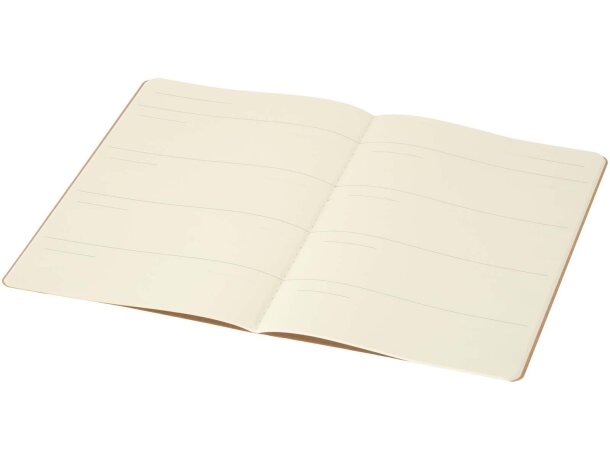 Libreta kraft A5 agenda Slyk papel certificado FSC Natural detalle 4