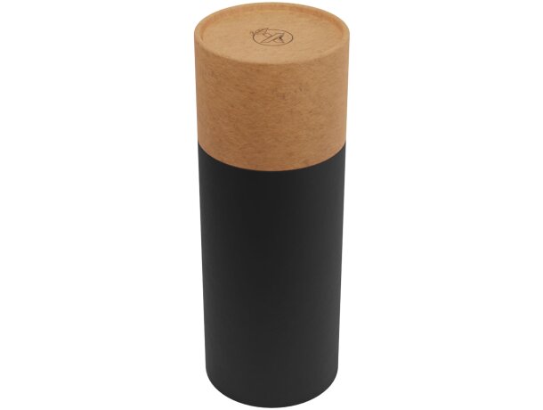 Botella inteligente bambú SCX.design D11 con sensor digital Madera detalle 3