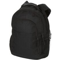 Mochila resistente con velcro para ordenador portátil negro intenso barata