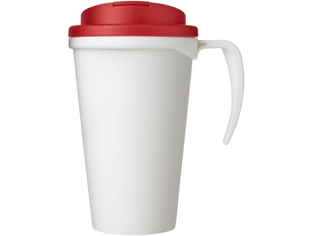 Americano® Grande taza 350 ml con tapa antigoteo Blanco/rojo detalle 17