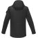 Chaqueta unisex ligera GRS reciclada Kai Negro intenso detalle 9