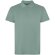 Polo manga corta unisex Cobain Roly acabado vintage Verde oscuro