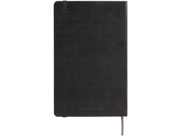 Libreta tapa dura Classic Moleskine con cierre elástico Negro intenso detalle 2
