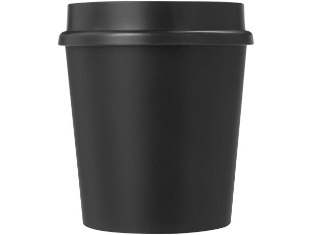 Vaso 200 ml con tapa de 360° Americano Switch Negro intenso detalle 5