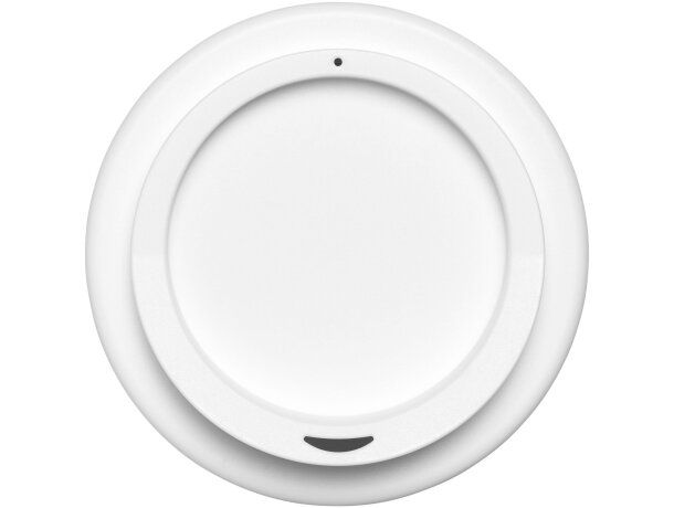 Vaso térmico Americano 350 ml con aislamiento de doble pared Naranja/blanco detalle 71