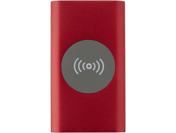 Batería externa inalámbrica Juice aluminio reciclado 4000 mAh Rojo detalle 23