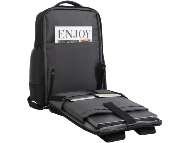 Mochila portátil Expedition Pro 15,6 con certificación GRS Negro intenso detalle 6