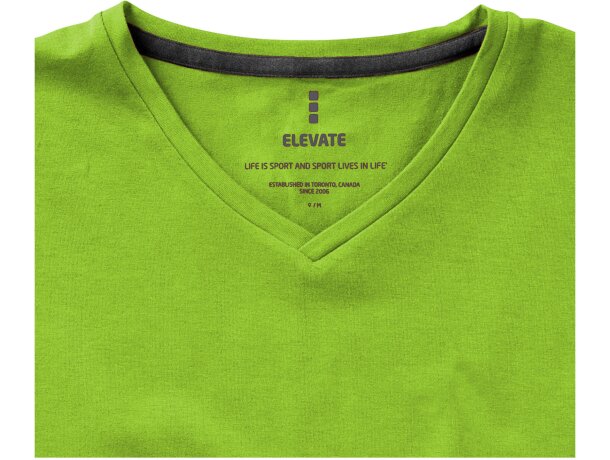 Camiseta de mujer Kawartha de alta calidad 200 gr Verde manzana detalle 26