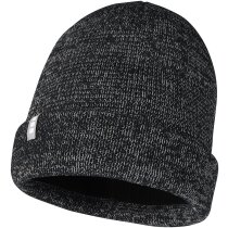 Gorro beanie reflectante Rigi con detalles alta visibilidad
