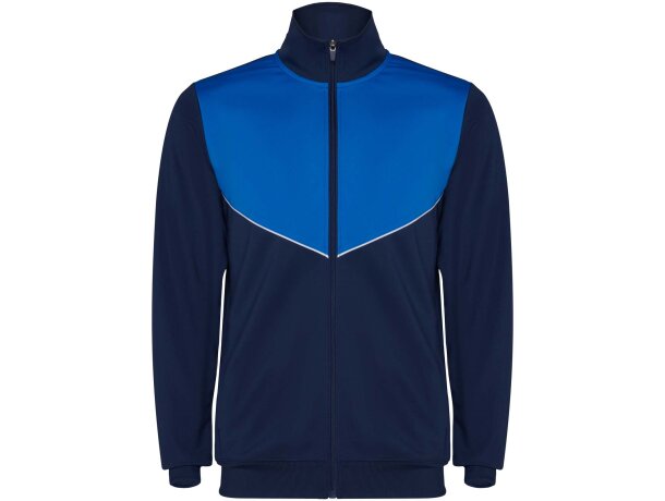 Chándal unisex Evans Roly con cremallera y diseño bicolor Azul marino/amarillo detalle 34