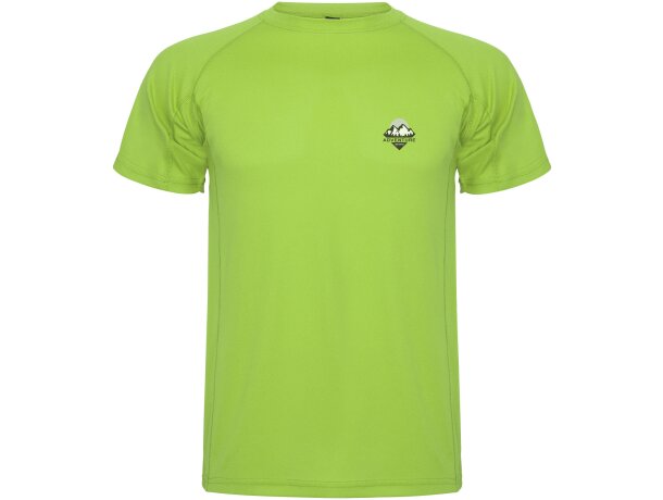 Camiseta deportiva infantil Montecarlo Roly punto piqué Lima detalle 22