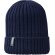 Gorro orgánico Ives Azul marino detalle 4