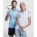 Polo deportivo de manga corta para mujer Monzha Roly Verde helecho detalle 36
