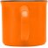 Taza cerámica Bari 240 ml diseño vintage acabado brillante Naranja detalle 18