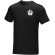 Camiseta orgánica manga corta hombre Azurite Negro intenso detalle 21