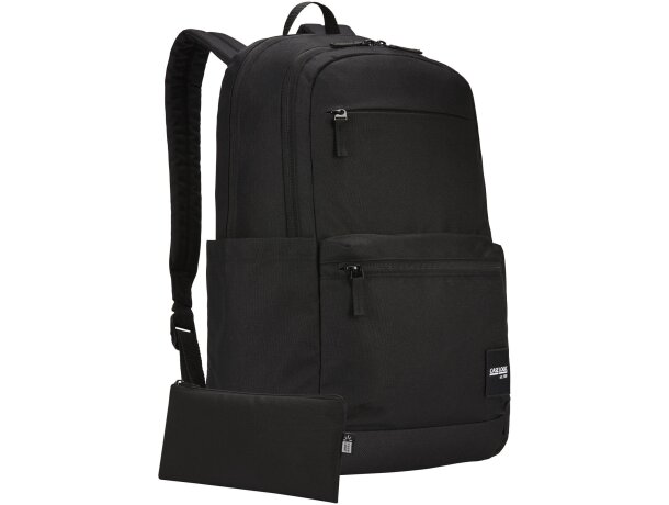 Mochila portátil Case Logic Uplink 26L poliéster reciclado Negro intenso detalle 4