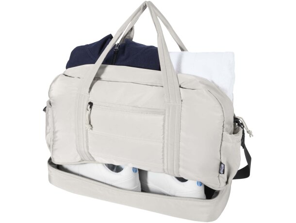 Bolsa de lona Puffer 30L con poliéster reciclado certificado GRS detalle 11