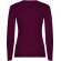 Camiseta manga larga mujer algodón 100% Roly Extreme Granate detalle 22