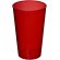 Vaso de plástico de 375 ml Arena Rojo transparente