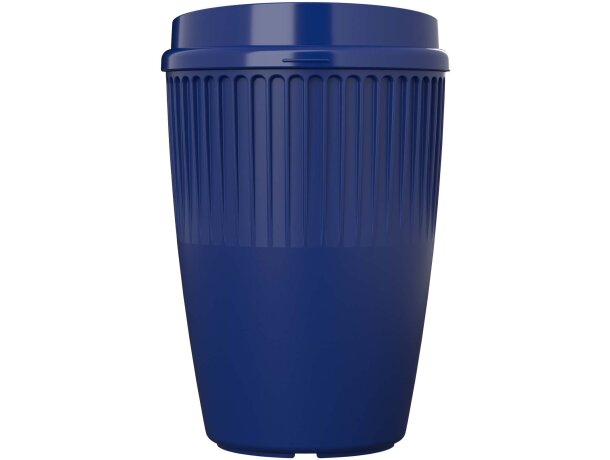 Vaso 350ml Cirrus POP plástico oceánico reciclado con tapa Azul detalle 14
