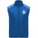 Chaleco running ligero unisex Jannu Roly transpirable Azul real detalle 5