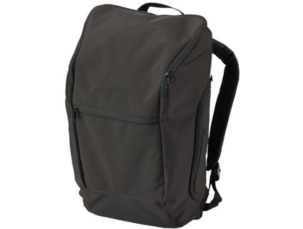 Mochila de poliéster de alta densidad personalizada negro intenso Mochila de poliéster de alta densidad personalizada negro intenso