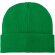 Gorro de lana con parche Boreas Verde helecho detalle 48