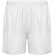 Pantalón corto deportivo infantil Player Roly poliéster Blanco
