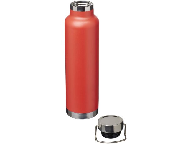 Botella Thor 650ml acero inoxidable reciclado certificado RCS Rojo detalle 28