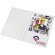 Cuaderno A4 con anillas de alambre y cubierta de PP Desk-Mate® Blanco detalle 5