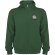 Sudadera con capucha y cremallera Montblanc Roly unisex Verde botella detalle 16