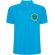 Polo manga corta hombre Pegaso Premium Roly punto piqué Azul turquesa detalle 25