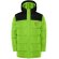 Chaqueta acolchada infantil Tallin Roly con capucha fija Lima/negro intenso detalle 1