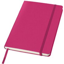 Cuaderno con cierre de banda elástica personalizado rosa