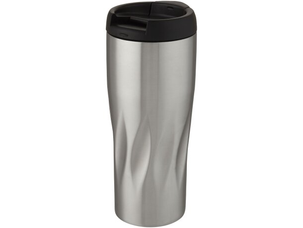 Vaso térmico Waves 450ml con aislamiento al vacío de cobre Plateado detalle 2