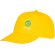 Gorra dividida en 6 paneles. Ideal para merchandising Amarillo detalle 6