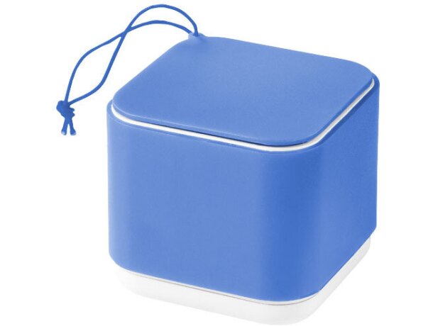 Altavoz mini de plástico y silicona azul Altavoz mini de plástico y silicona azul
