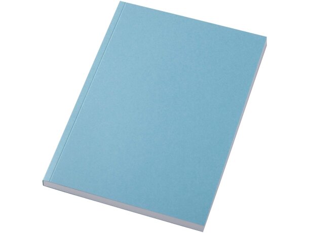 Libreta A5 Novella Austen papel reciclado certificado FSC Azul detalle 19
