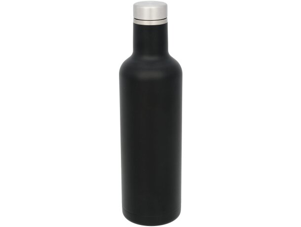 Botellas térmicas personalizadas acero inoxidable Pinto Negro intenso detalle 4